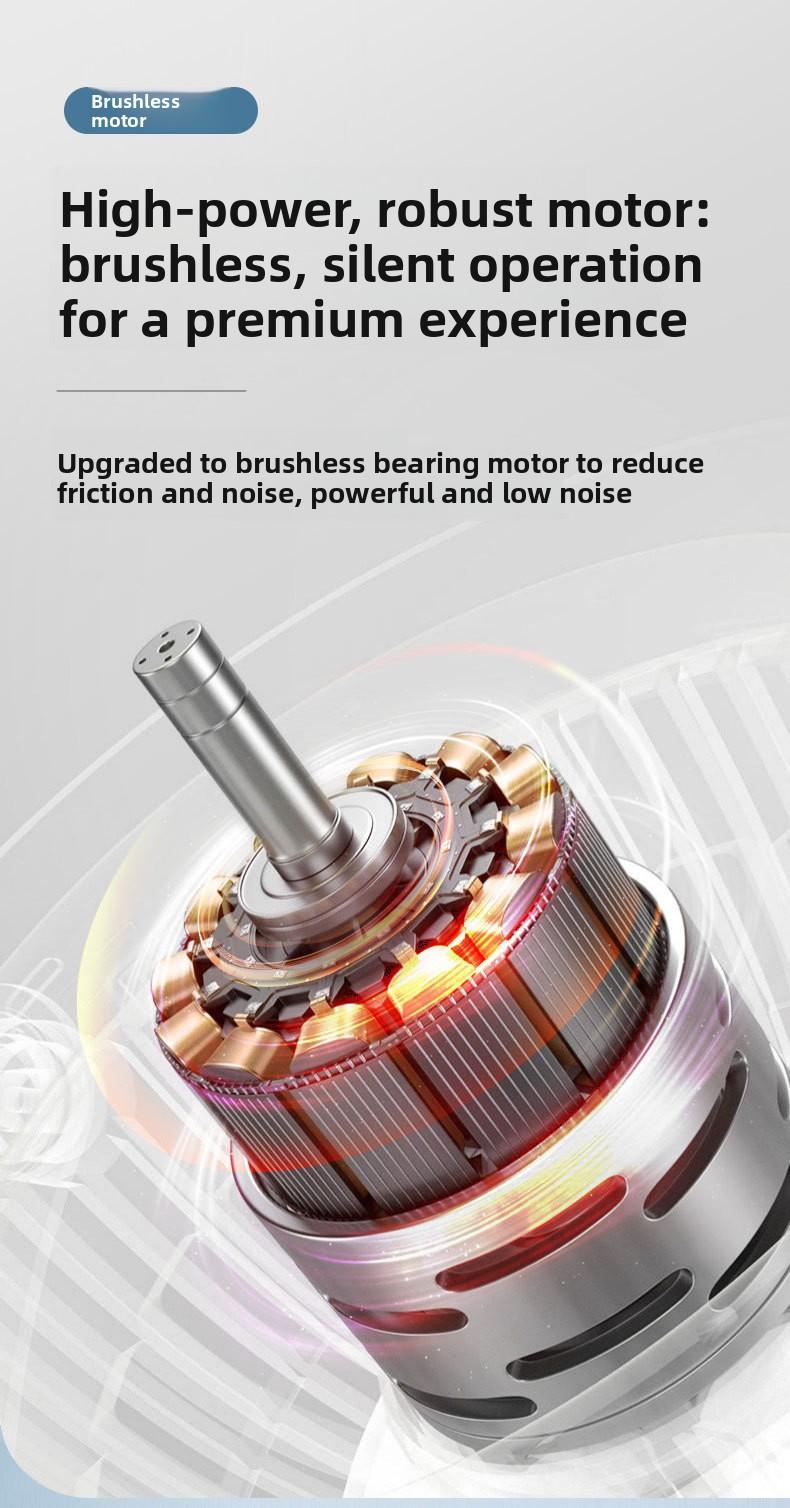 Best-selling bladeless fan, USB plug-in, portable, silent design, suitable for desktop, office, and home use, creative mini fan