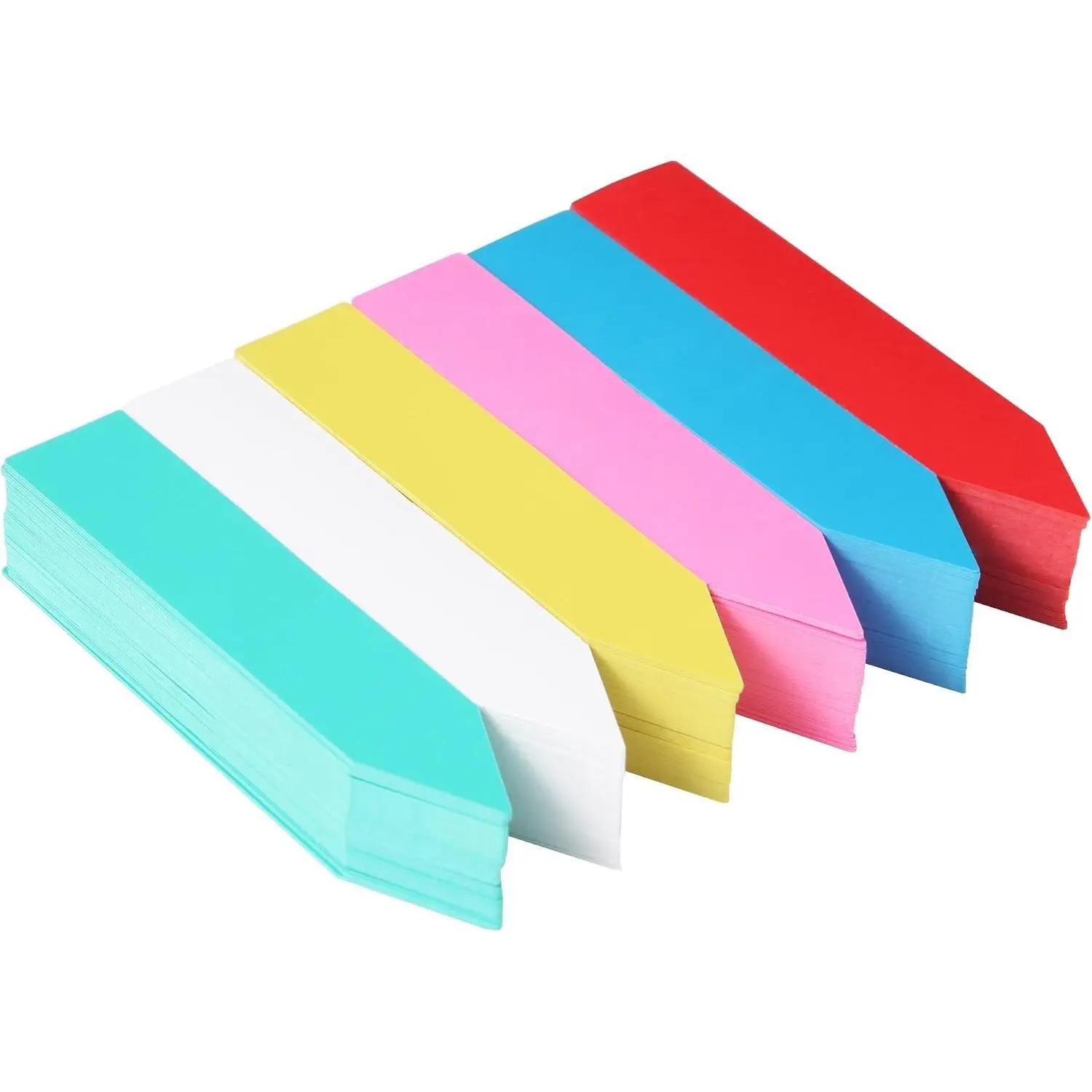 300 Pcs Plastic Plant Nursery Garden Labels 6 Colors 4 Inch Pot Marker Garden Stake Tags Waterproof Plant Markers