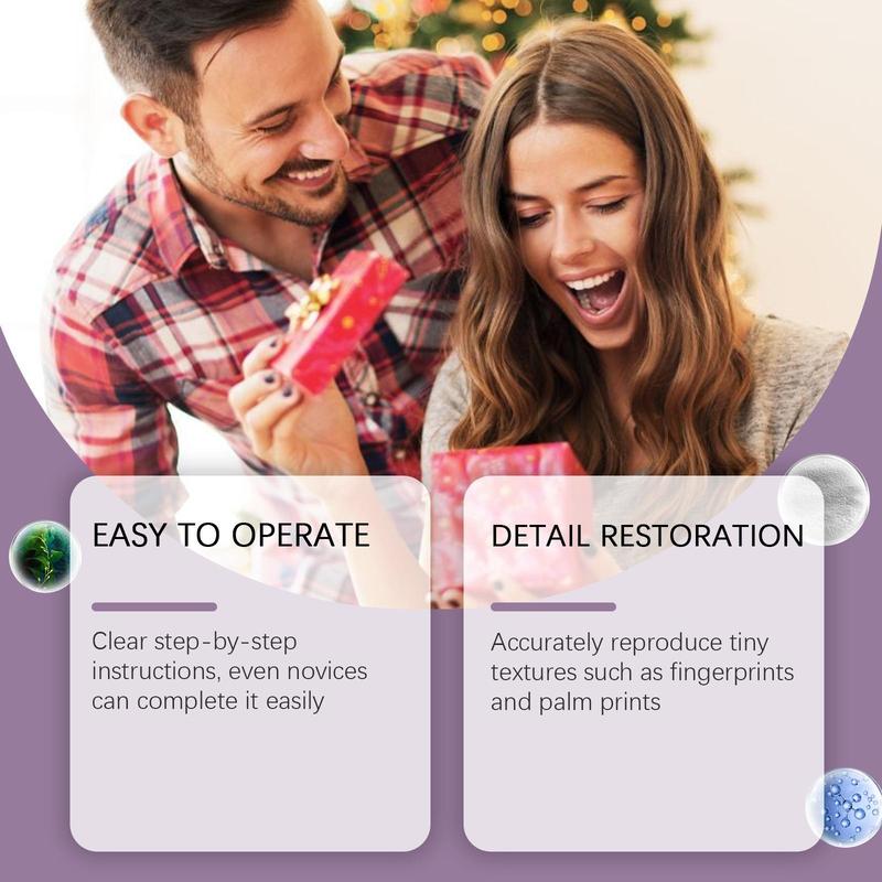 Hand Mold Powder DIY Set, Clone Handprint Memorial Keepsake Kit, Hand Model Set for Souvenirs, Perfect Gift Idea