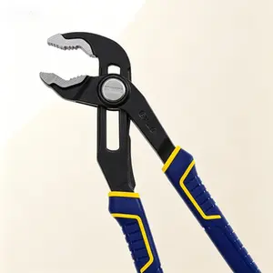 Professional Locking Pliers, 10-Inch V-Jaw with Quick-Release Button, Anti-Slip & Pinch-Free Grip, Reusable Heavy-Duty Hand Tool, Slide Lock Mechanism for Secure Clamping