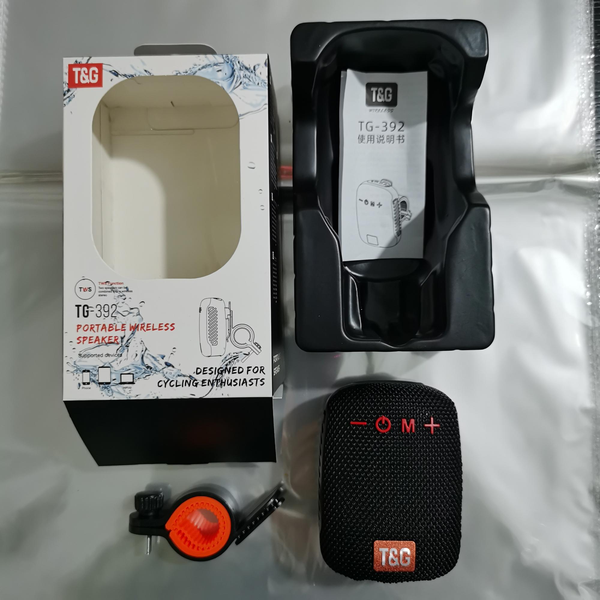 T&G Portable Wireless Speaker, Rechargeable Waterproof Speakers with Handlebar Mount, Outdoor Bluetooth-compatible Speaker for Cycling, Hiking, Camping, Audio, Weatherproof Loudspeaker System, Outside Speakers #GLOBAL PICKS