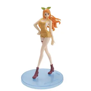 17cm One Piece Figures Nami Figurine Pvc Statue Manga Model Doll Collectible Room Decoration Gifts