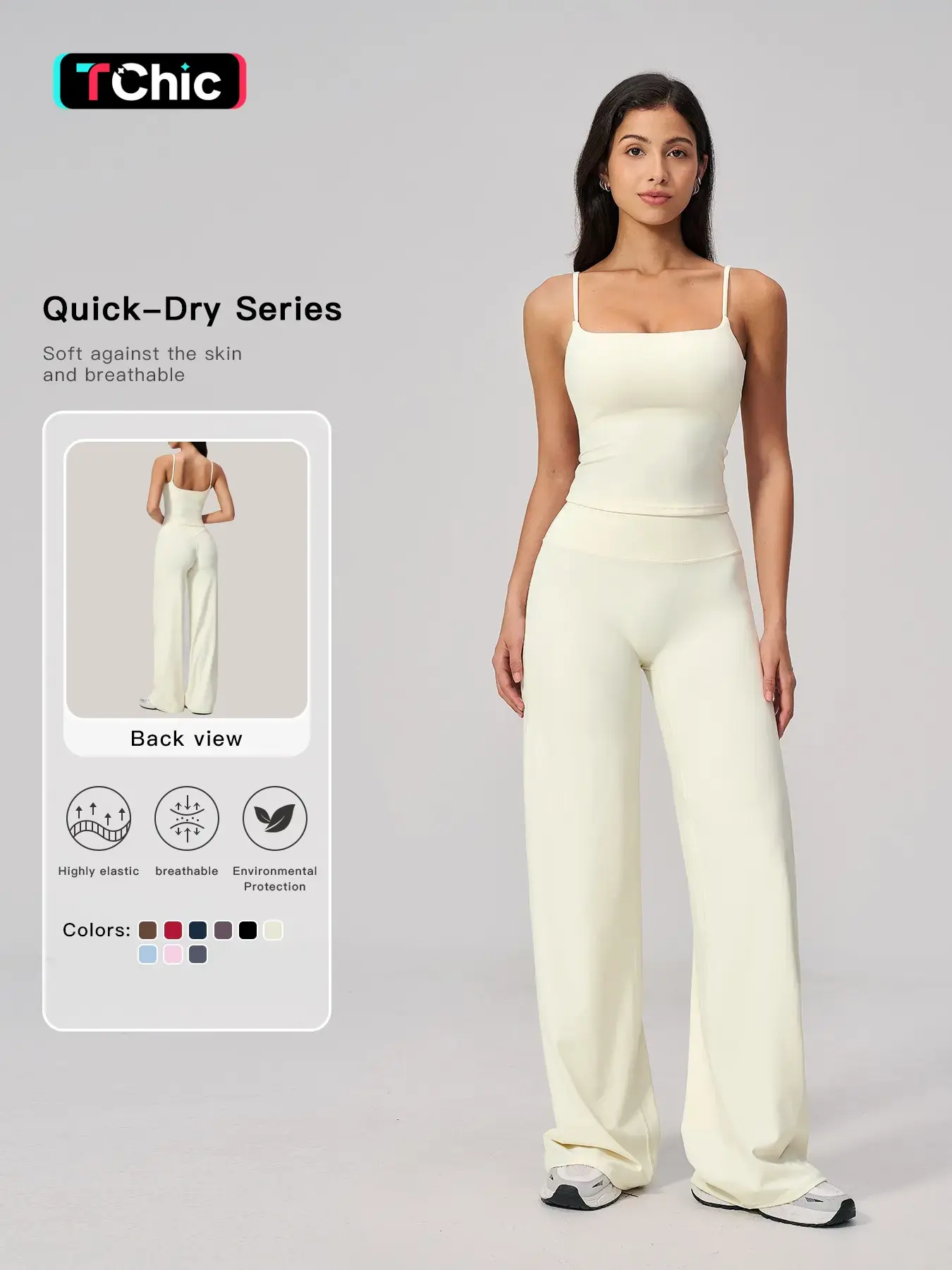 Women's New Yoga Set, High-End Running Quick-Dry Sports Wear, Slim Fit for Outdoor Activities, Fitness High Stretch Activewear, Fitness Outfits, Outdoor Sportswear