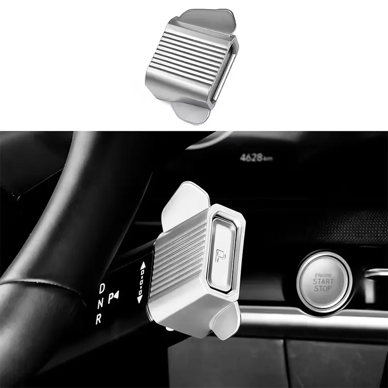 Column Gear Shift Knob Cover For Hyundai Santa Fe/Kona 2024-2026 For Hyundai Tucson 2025-2026, Sonata 2023-2026 Interior Accessories