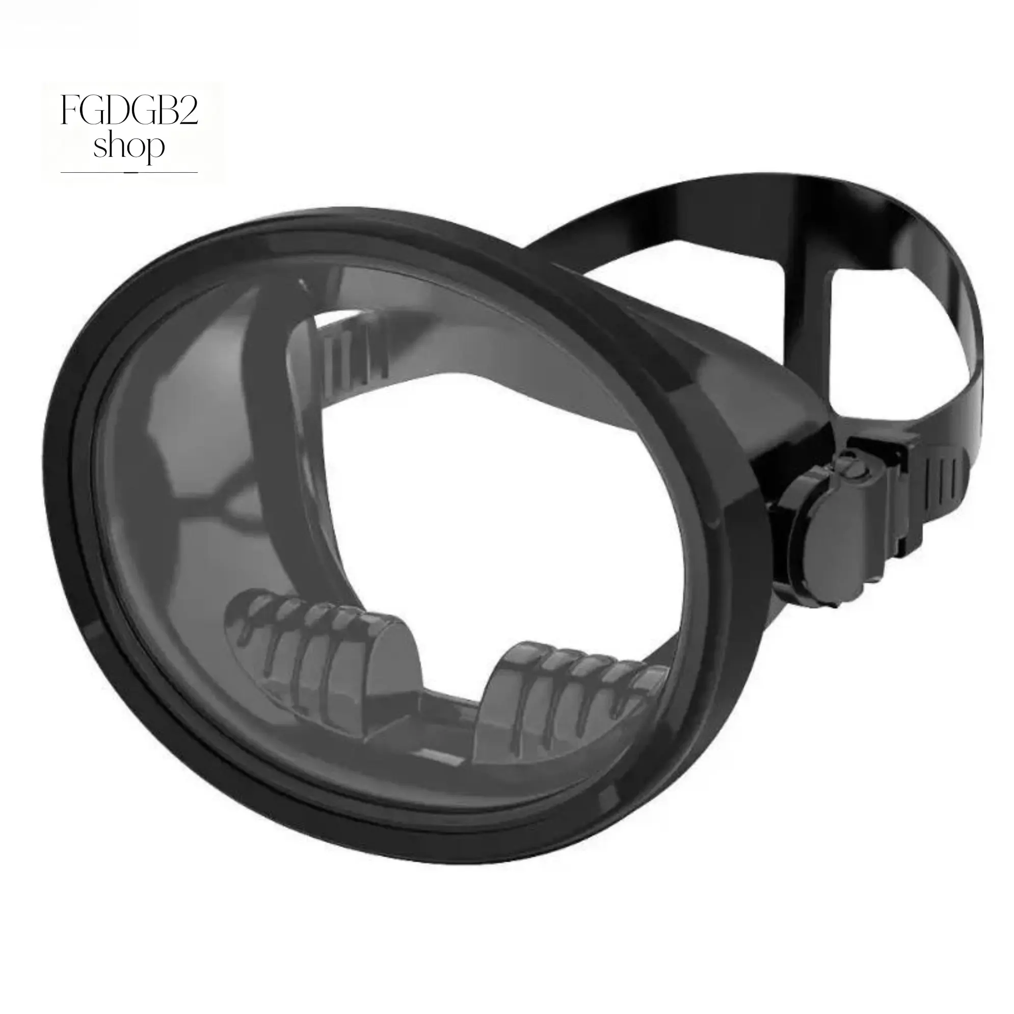Adult Swim Goggles, Retro Oval Frame Diving Goggles with Tempered Glass Lens, Soft Silicone Seal, Leakproof One-Piece Design, Adjustable Fit for Pool, Beach & Open Water Swimming