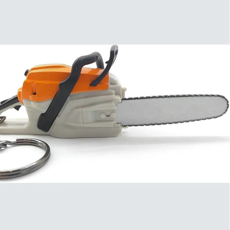 Creative Chainsaw Keychain Cartoon Mini Tool Pendant Suitable For Keychain Backpack Hanging Decoration Birthday Holiday Gifts