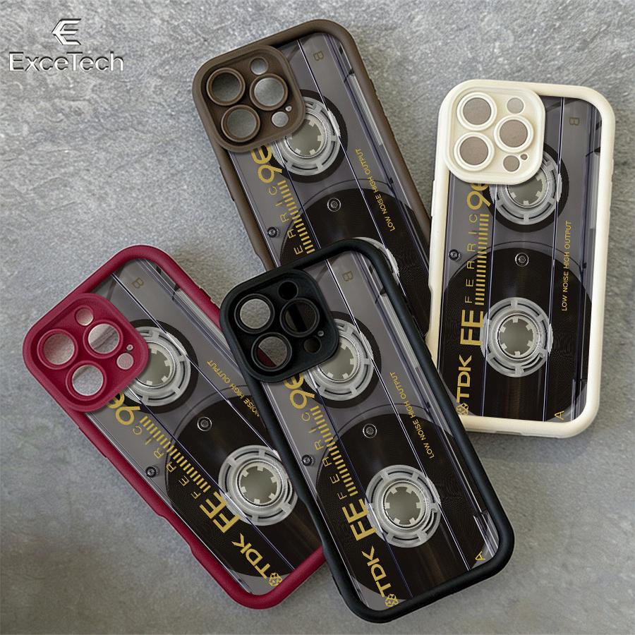 Vintage Cassette Tape Phone Case for iPhone17Pro Max/11/12/13/14/15/16/17/XS  features a precision-cut design for a snug fit, providing comprehensive protection.Cassette Echoes Memory