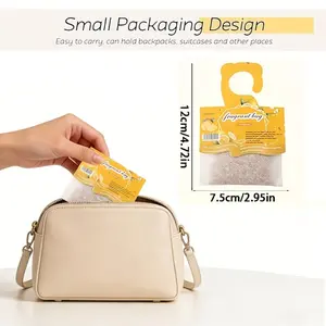 26 hanging lemon-scented sachets, wardrobe and drawer air fresheners, deodorizers, home fragrance products