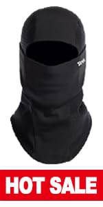 Cold Weather Balaclava Ski Mask, Water Resistant and Windproof Fleece Thermal Face Mask, Cycling Motorcycle Neck Warmer Hood Winter Gear for Men, Women