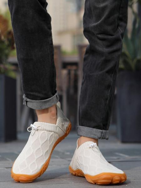 Minimalist Barefoot Water Shoes for Men and Women, Fisherman Beach Shoes, Breathable Knitted Upper and Non-Slip Sole, Perfect for Beach Outdoor Activities and Running