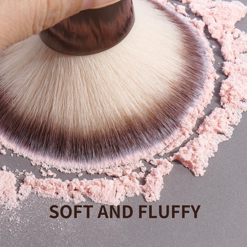 MAANGE 9pcs Makeup Tools Including 7pcs Metal Tube Face Makeup Brushes + 2pcs Marshmallow Air Cushion Powder Puffs, Professional Face Brushes for Flawless Application, Beauty Tools Kit, Cosmetic Brush Set, Makeup Accessories Gifts for Friends