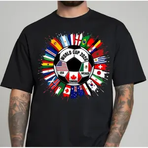 2026 Soccer Cup Shirt, Soccer World Tournament T-shirt, International Game Day Tees, Usa Canada Mexico Football Sweatshirt, Sport Fan Gift
