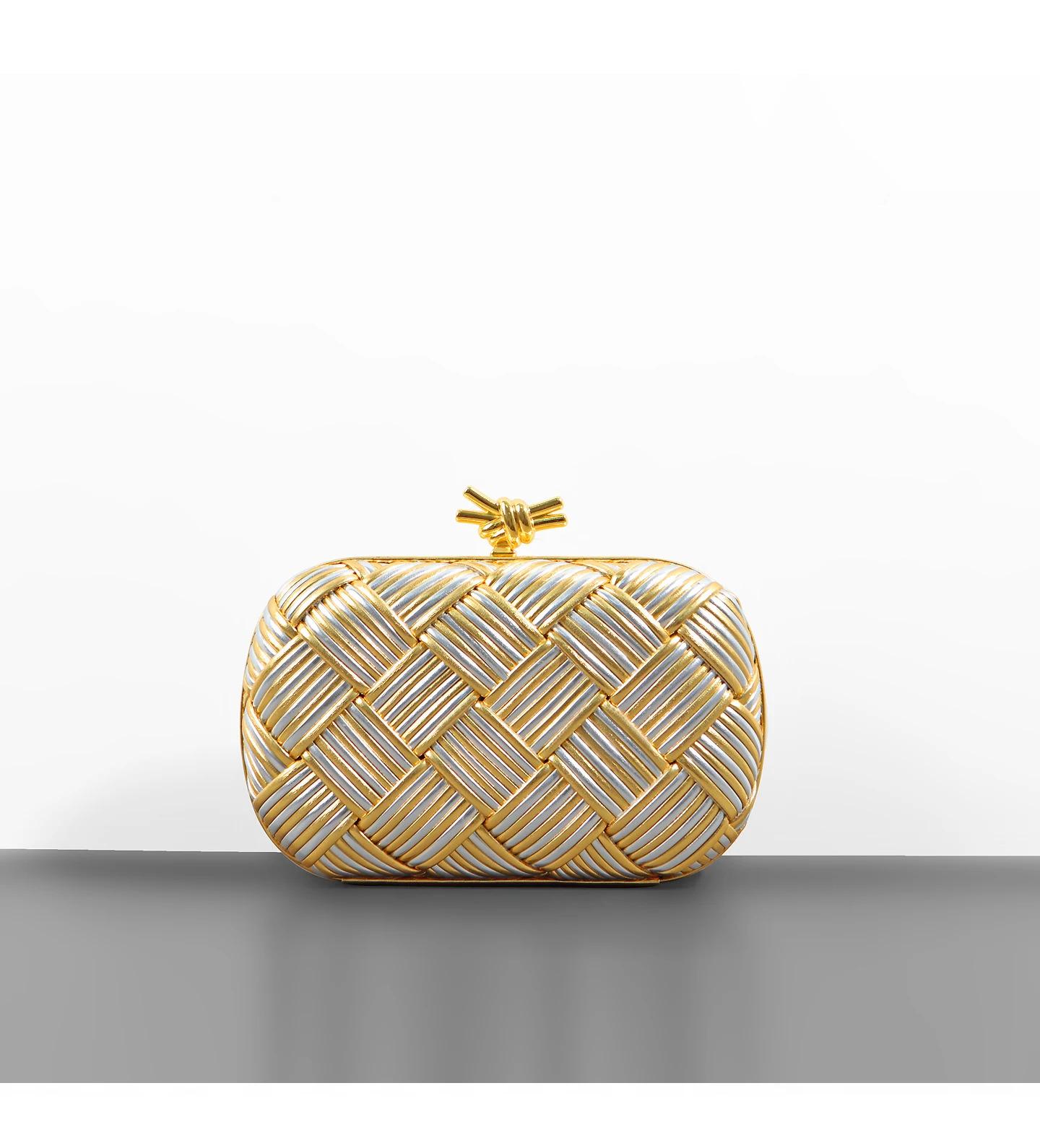 2026 Trend Luxury Golden Evening Bag For Woman Designer Party Silver Purses Elegant Women's Crossbody Bag Ladies Wedding Clutch