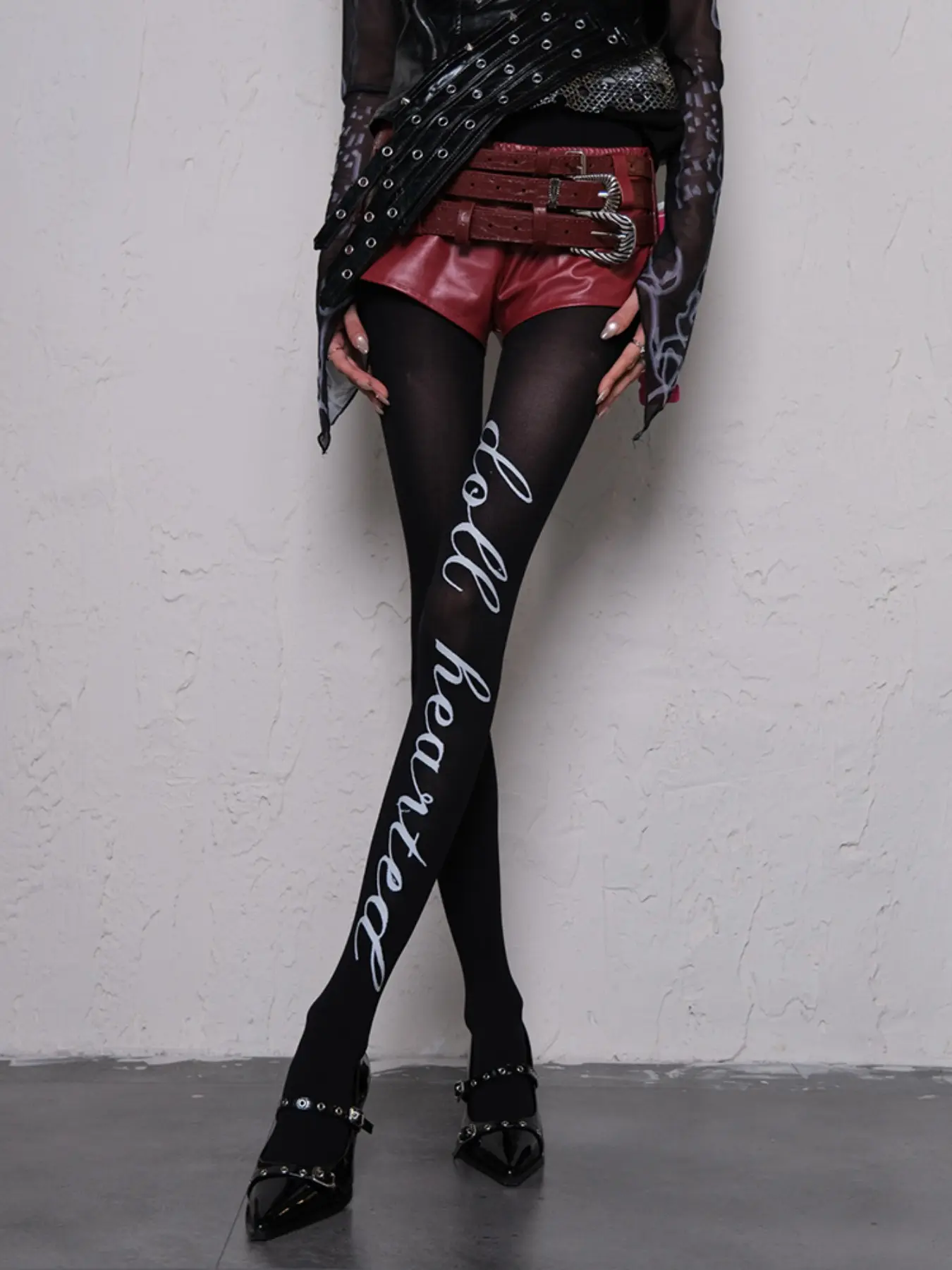 Dark Sweet Cool Style Vintage Letter Print Jumpsuits, Lolita Atmosphere Full, Socks Summer Sockstyle Happysocks