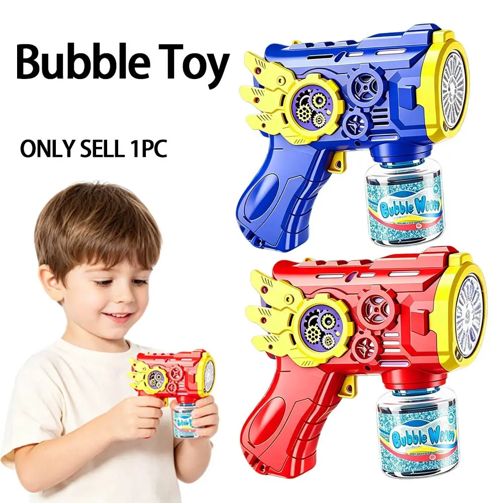 Multi-Pore Gear Bubble Machine, Outdoor Activity Prop, Novelty Bubble Toy, Boys Girls Toy, Christmas, Halloween, Birthday Gift, No Battery Needed