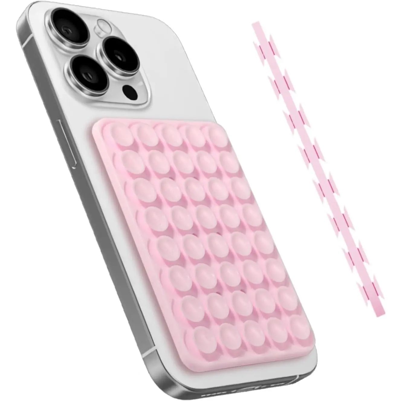 Suction Phone Case Mount,  Hands-Free Phone Holder Compatible with  & Android, Selfie &  Video Accessory, Fun Fidget  –