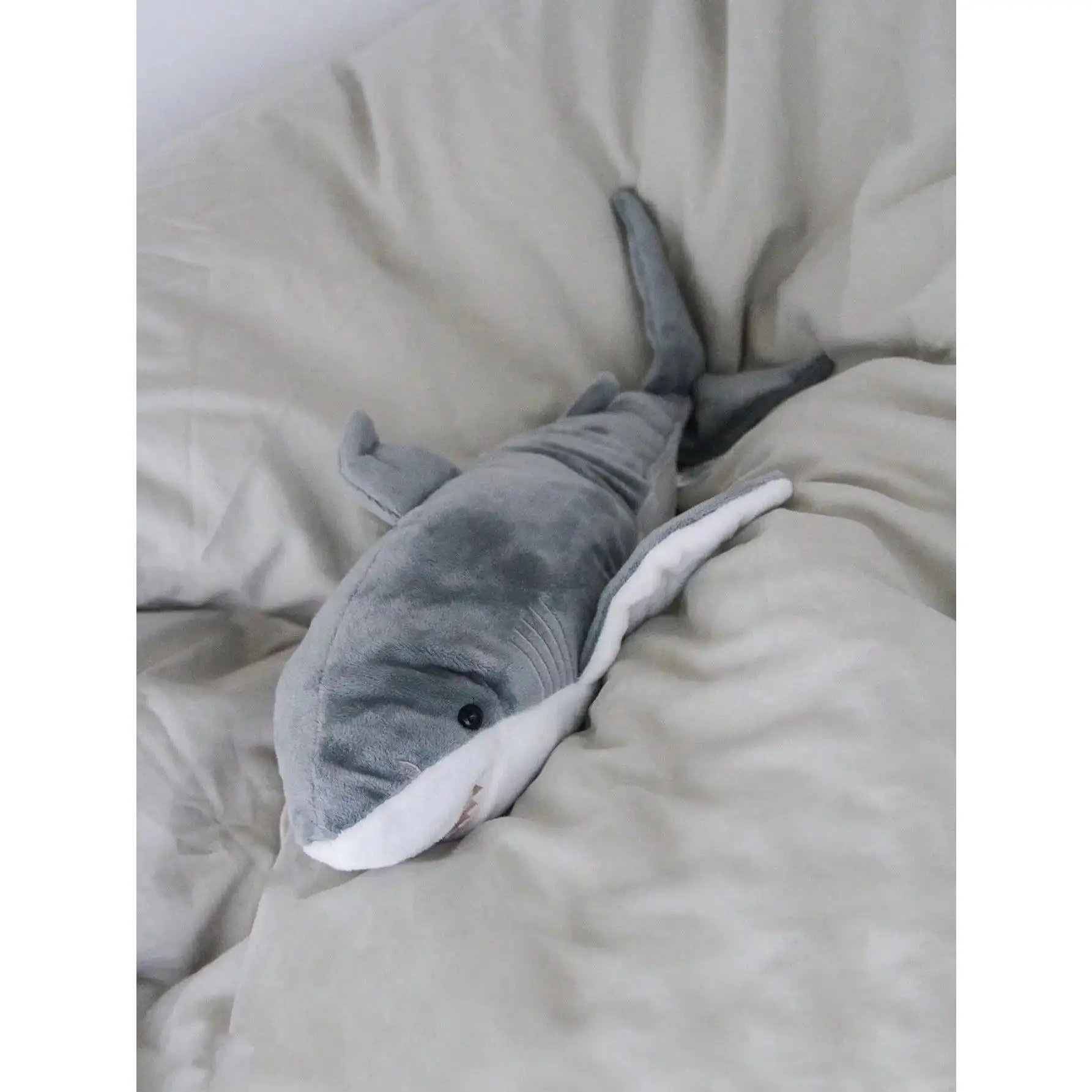 36cm/14.17inch Realistic Shark Plush, Soft Safe Stuffed Animal Pillow, For Play Stress Relief, Ideal Christmas Holiday Gift