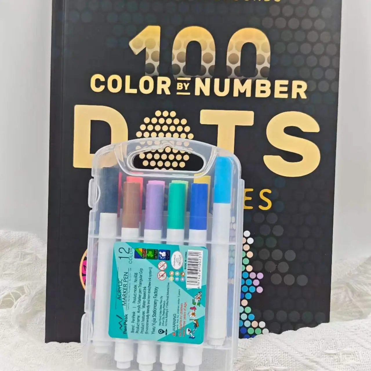 Cross-Border Adult Digital Dot Grid Coloring Book, Background Fill-In Album, Perfect for, Relaxing and Creative Activities, Artistic Expression