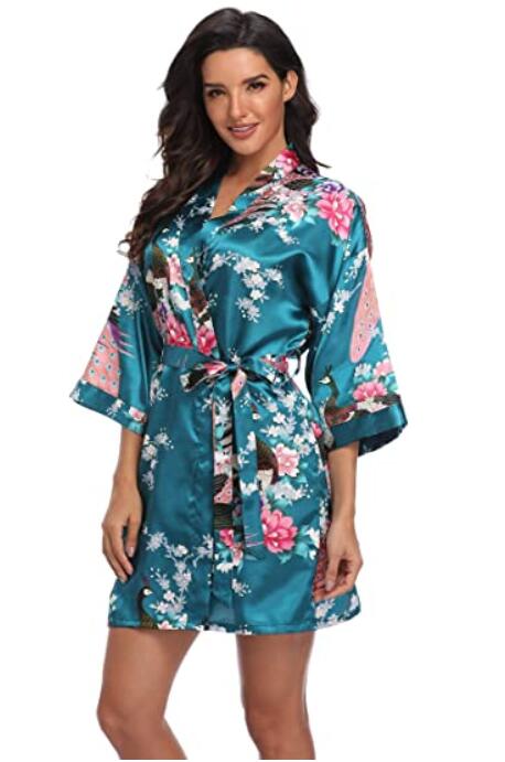 Rayon Robes Women Nightwear Flower Home Clothes Intimate Lingerie Casual Kimono Bath Gown Lady Night Dress Oversize 3XL