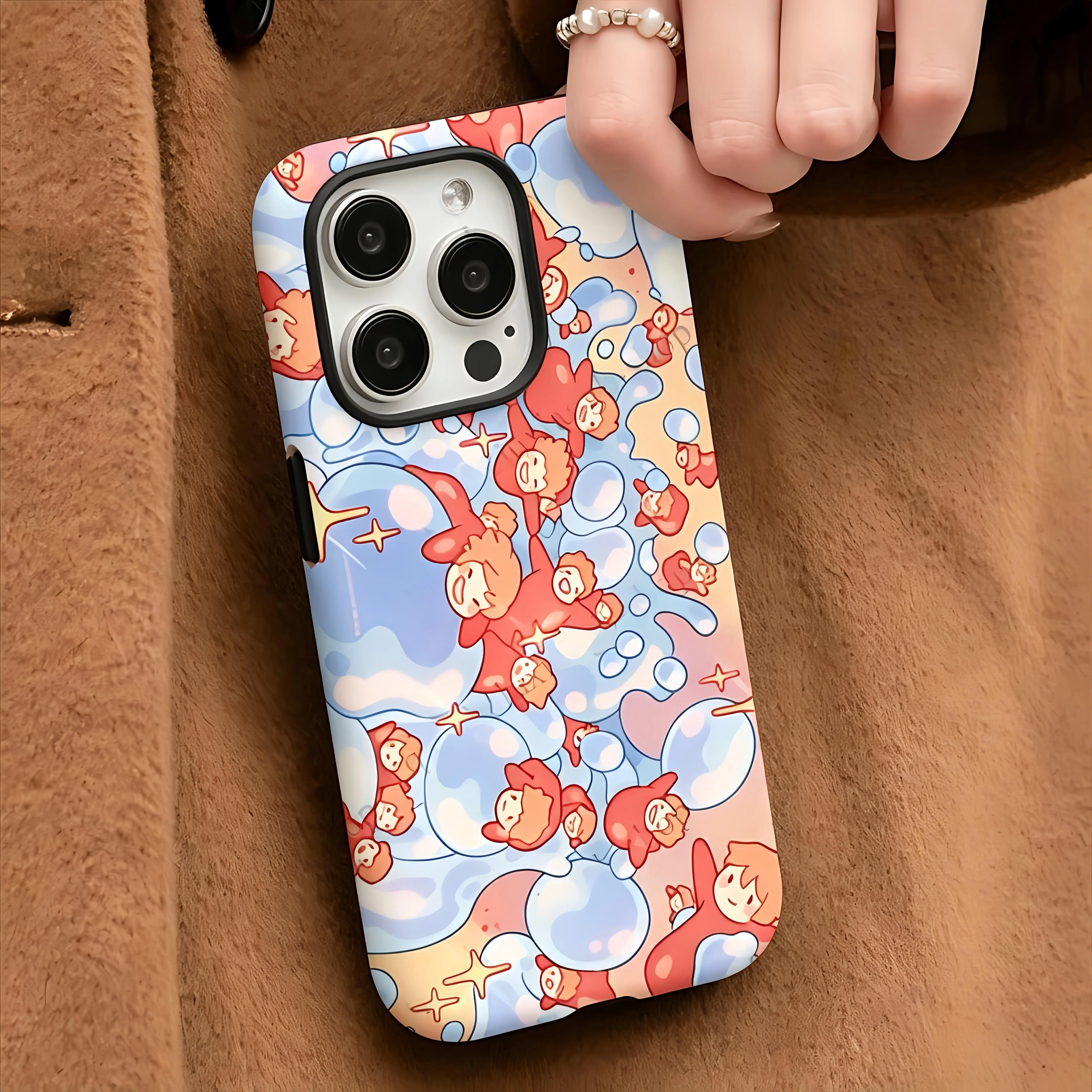 Studio Ghibli Miyazaki Ponyo Anime Phone Case for IPhone 17 16 15 14 13 12 11 Pro Max Plus 17Air And Samsung S26 S25 S24 S23 S22 S21 FE Plus Ultra Soft TPU Back Cover Protection Shockproof, Custom, Accessories