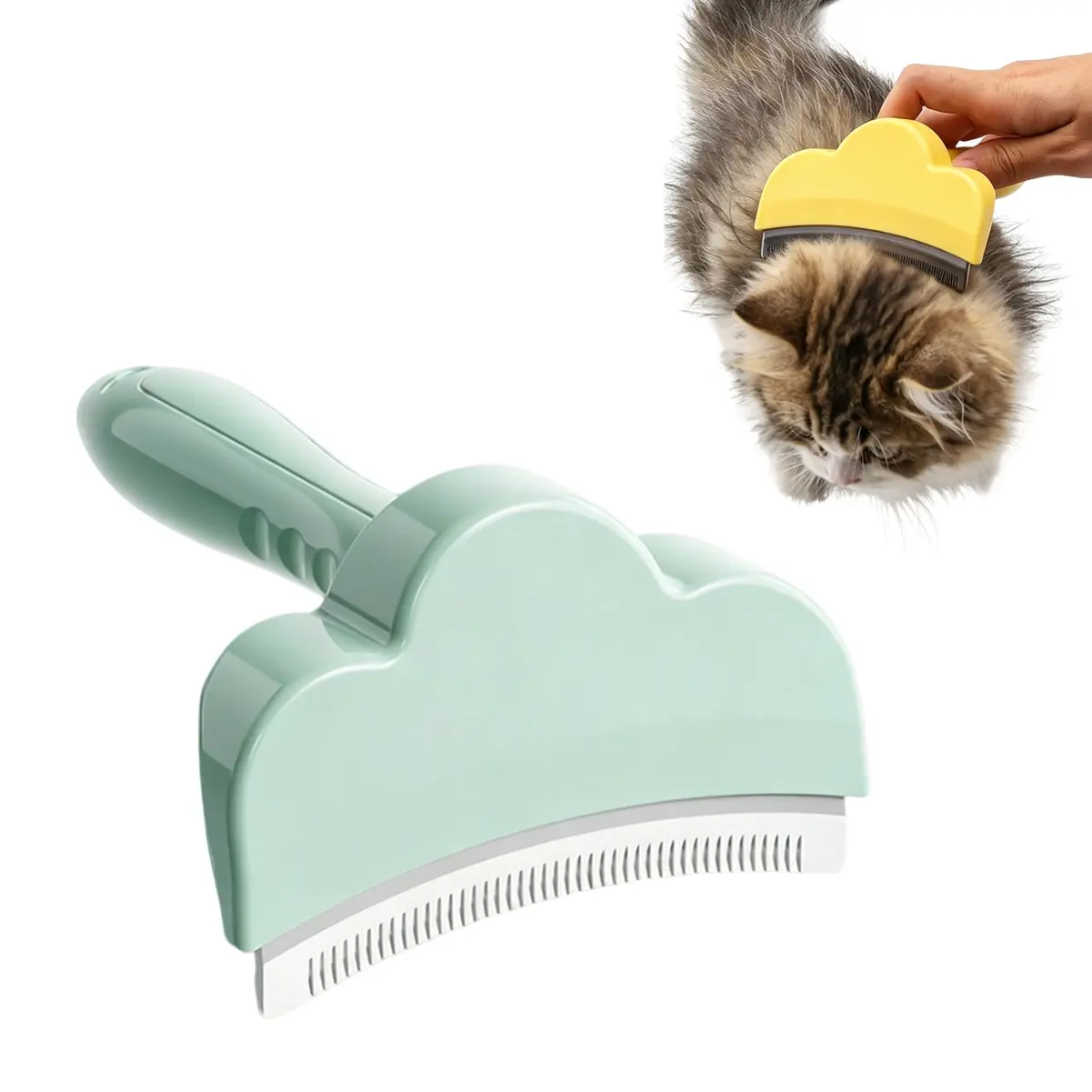 Pet Dematting Comb for Dogs/Cats,Removing Matted Undercoat and Shedding Hair Daily Pet Hair Grooming Tool