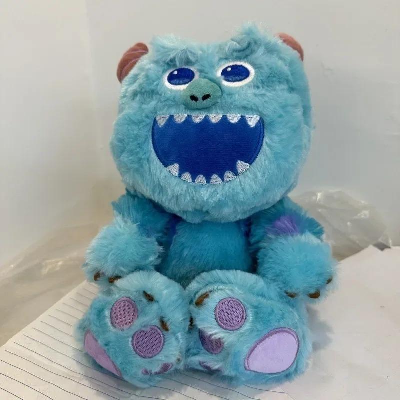 Monsters Inc Sulley James P. Sullivan Plush Set, 2 Styles Soft Big Blue Monster Stuffed Dolls, Collectible Plushie Gift for Kids & Fans