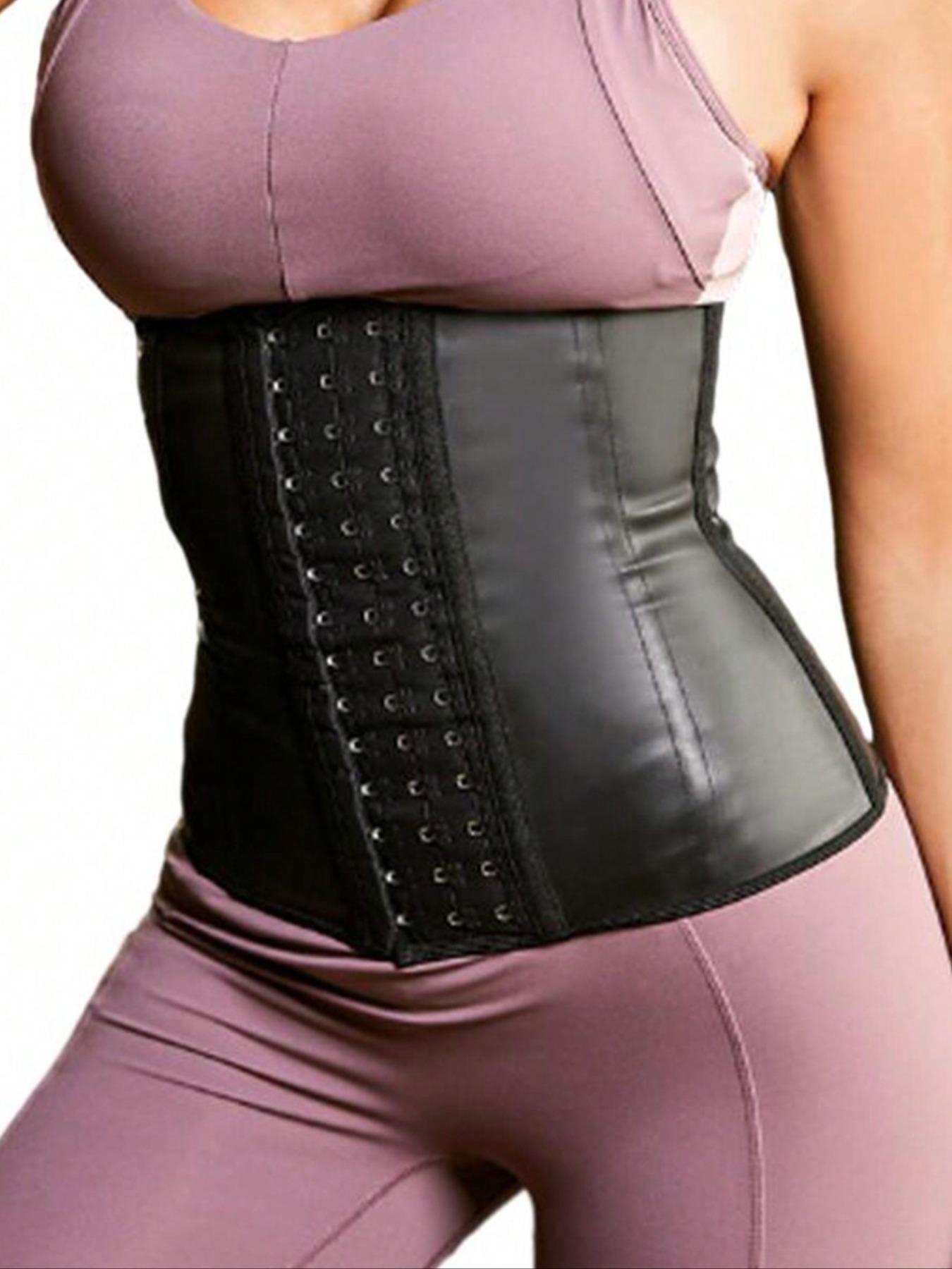 Women's Adjustable Hook & Eye Closure Waist Trainer, High Stretch Waist Cincher, Tummy Control Shaper for Daily Wear, Ladies Shapewear for All Seasons, High Waisted Compression