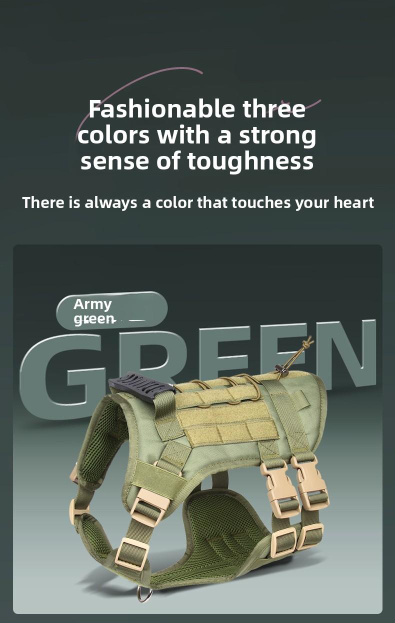 Tactical Dog Harness – Universal Harness, Walking Harness & Safety Harnesses for Small to Large Dogs, Durable Reflective, Easy to Control, No Pull Adjustable Pet Harness, Pet Supplies