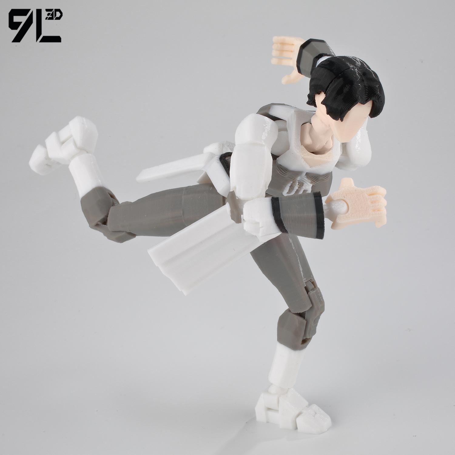 9L3D Printed Invincible Tech Jacker T13 Lucky13 Action Figure Dummy13 Motorcycle Multi-Jointed Collectible Model Toy Titan13