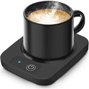 Candle Warmer & Coffee Mug Warmer, Electric Coffee Warmer with Aluminum Metal Panel, 131℉ Beverages Coffee Warmer for Heating Candle, Coffee, Milk, Tea, Cocoa, Gifts for Coffee Lovers