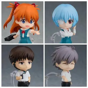 2026 hot itemNendoroid EVA Movie Version Asuka Langley Rei Ayanami Shinji Ikari Kaworu Nagisa Articulated Anime Collectible Action Figures