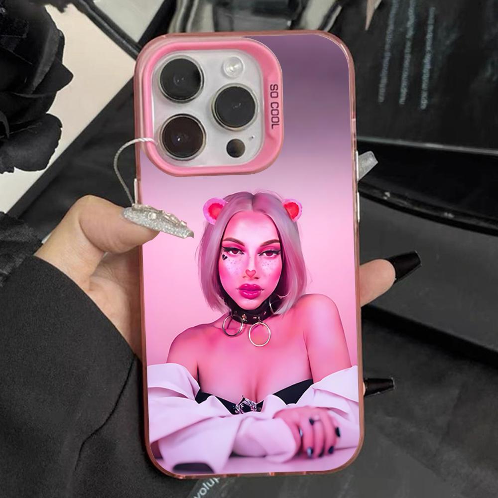 Omar Courtz Singer Phone Case For iPhone 17,16,15,14,13,12,11,Pro,Max,Plus,Mini,XS,SE Anti Fall Pink Matte Hard Bumper