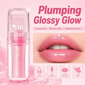 Transparent Temperature Change Pearl Lip Oil, Smooth Moisturizing Lip Balm, Fade Fine Lines, Suitable for All Skin Tones, Gift Idea
