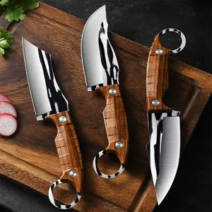 Professional Single Kitchen Knife Set, Fruit Cutting Tool, Stainless Steel Bone Remover, High Hardness Hand Forging, Home Meat & Vegetable Cutter