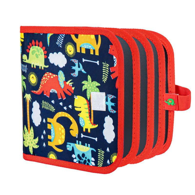 2026 Kids Erasable Drawing Set, Waterproof Magic Book with Watercolor Pens, Creative Dinosaur Bird Bear Writing Painting Kit, Boys Girls Gift