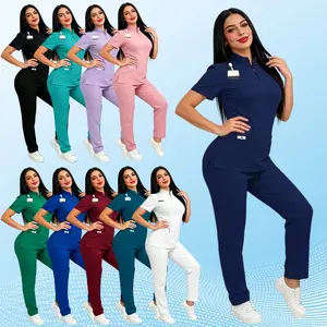 Fully managed scrub uniforms, breathable nurse uniforms, operating room medical clothing, doctor workwear