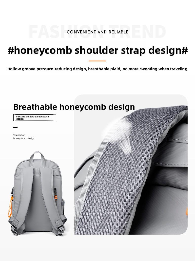 2026 New Student Backpack College Style Large Capacity Simple Casual Laptop Bag Multifunctional Lightweight Versatile Travel Backpack