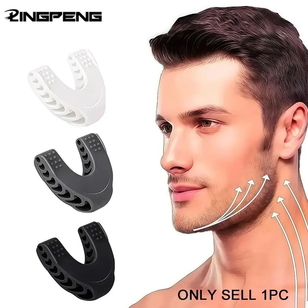 Jaw Exercise Trainer, Neck Shaping Device, Facial Muscle Workout Tool, V-Shaped Face Fitness Resistance, Chin Fat Reducer, Facial Lifting Tool
