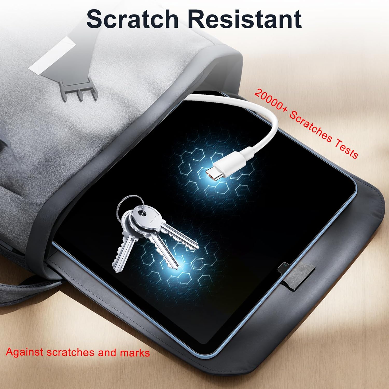 360° 4 Way Privacy Screen Protector for iPad A16 11th/ 10th Generation (11/10.9 Inch 2025/2022), 360 Degree Anti-Spy Tempered Glass Film, Case Friendly, Apple Pencil Support