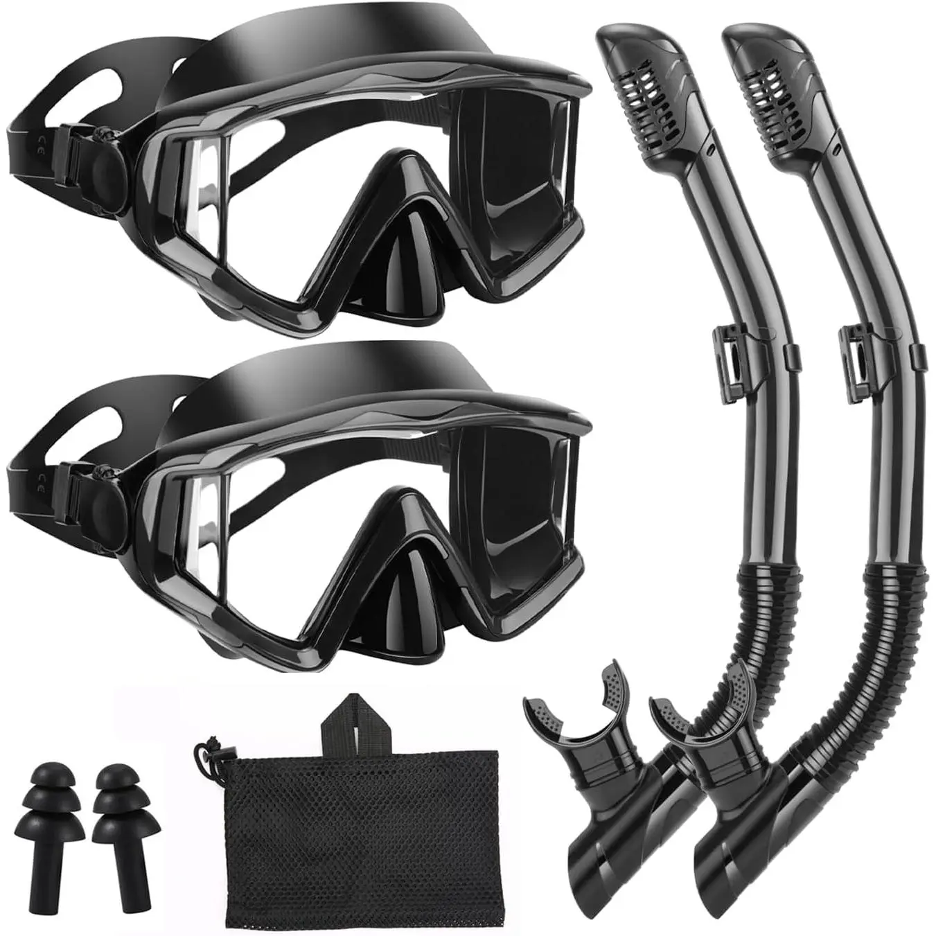Snorkeling Ger for dults Youth , Snorkel Msk Set, Diving Msk Scub Snorkle, Swimming Goggles  Msk, Lek-Proof nd Fog-Proof utomtic djust Buckle