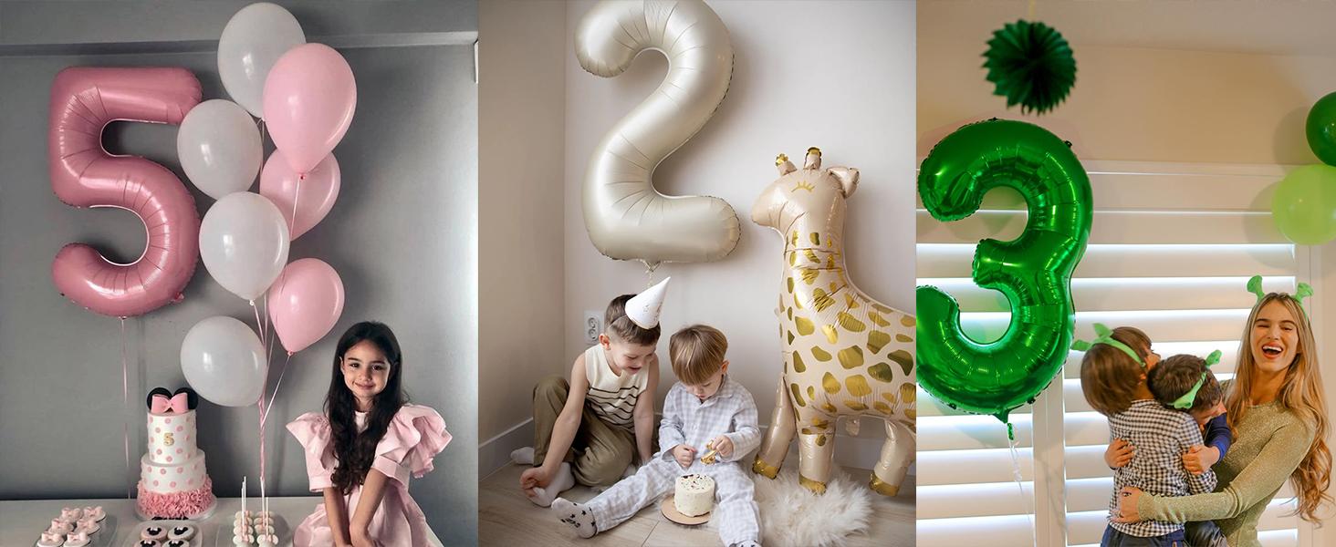 Gold Number Balloon 40 Inch, 0 Number Balloons, 10 20 30 40 50 Numbers Balloon Birthday Decorations, Gold Party Supplies for Women Men