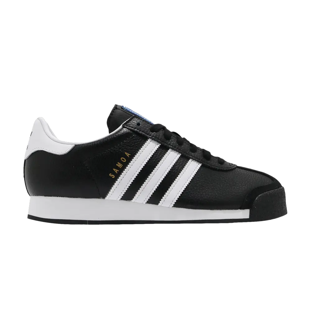adidas Samoa 'Core Black' (Unisex) Core Black/Cloud White/Gold Metallic lifestyle casual shoes 019351