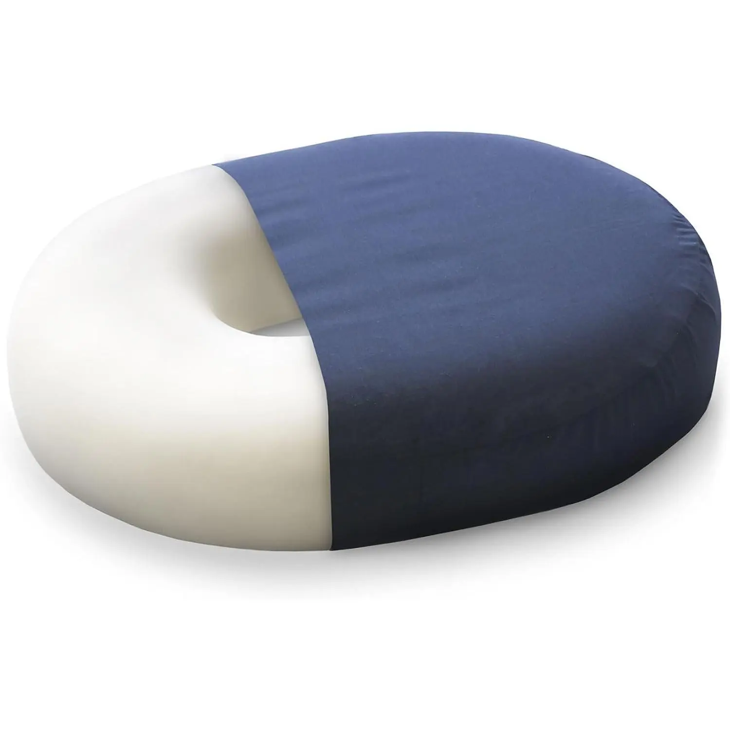 Seat Cushion Donut Pillow and Chair Pillow for Tailbone Pain Relief, Hemorrhoids, Prostate, Pregnancy, Post Natal, Pressure Relief and Surgery, 16 x 13 x 3, Navy