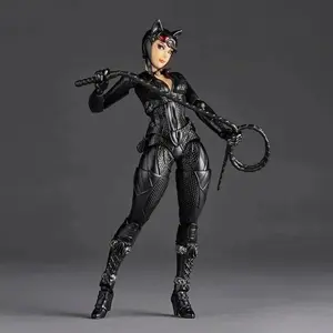 Arkahm Factory MAX Revoltech Yamaguchi Catwoman Figuras Ko Model Action Figure Customized Gifts Toys