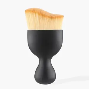 3pcs Skincare Angled Makeup Brushes, Travel-Friendly Sunscreen Applicator, Body Care Tool, Ideal for Lotion, Essential Oil, Sunscreen