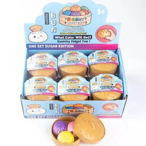 12-Pack Random Color Bun Figurines, Healing Decor for Christmas, Halloween, Theme Parties, Game Nights, Office Events, Portable Party Gifts