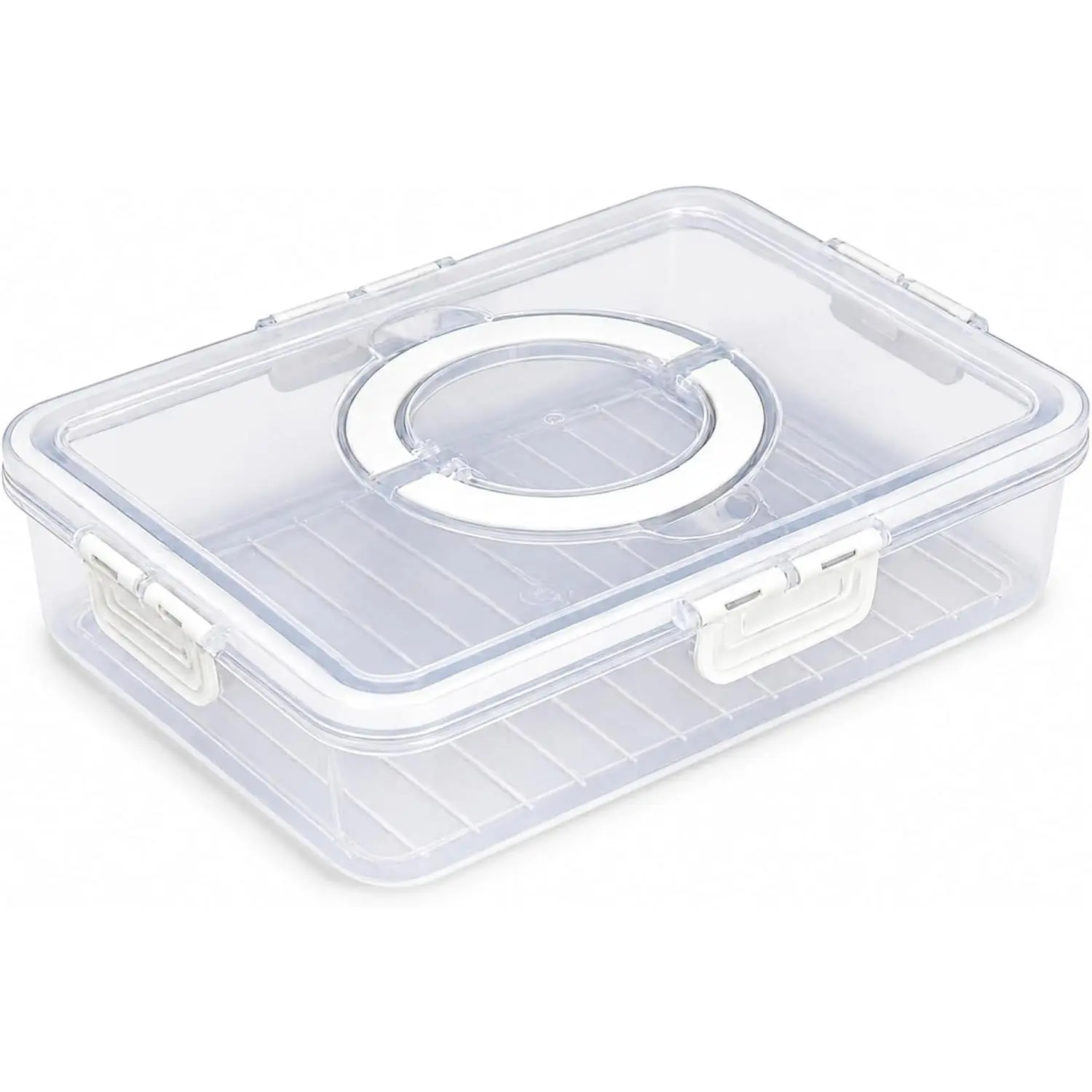 Pizza Dough Proofing Box, Bread Proofing Container with Handle,  Storage Containers with Airtight , Pizza Making Accessories for  Kitchen Baking, , Clear