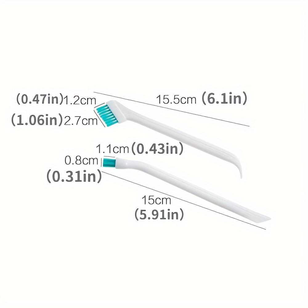 Kitchen Cleaning Brush Set, 2 Counts/set Multifunctional Kitchen Seam Cleaning Brush, Manual Versatile Cleaning Tool for Home Kitchen Bathroom