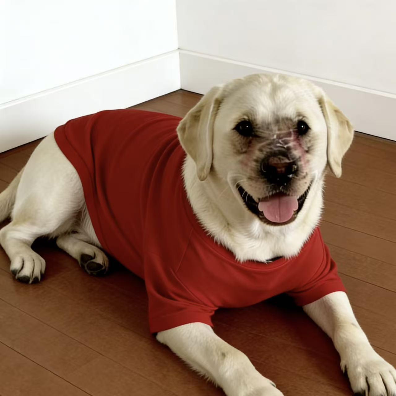 SoPets Summer Cooling Dog Shirts for Large Breeds Labrador Golden Retriever Thin Anti Shedding Shirt Breathable Pet Clothing