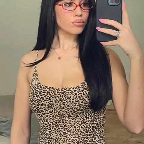 Women's Leopard Print Backless Crop Cami Top Fit, Adjustable Strap Spaghetti Strap Sleeveless Top for Summer, Fashion Casual Women's Top for Daily Wear, Fitted Sleeveless Design